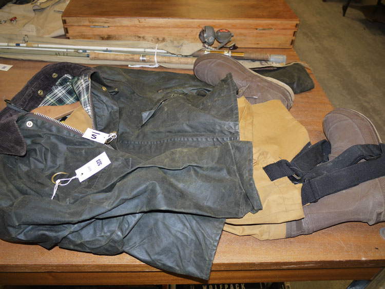 barbour wading jacket