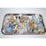 A large quantity of Wade Whimsy Walt Disney and other character figures,