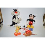 A Steiff model of Mickey Mouse for the Danbury Mint; together with another of Sylvester and Tweety;