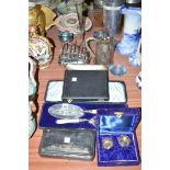 A quantity of silver plated ware,