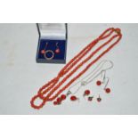 Coral jewellery,