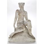 John Robert Murray McCheyne
WOMEN SEATED ON A ROCK
cast plaster
30cms; 12in. high.