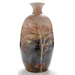 Attributed to Syl Macro: a large stoneware Studio pottery vase,