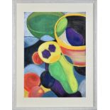 Kathleen MacKnight
"STILL LIFE OF FRUIT AND BOWL"
signed with initials KIM
pastel
66.