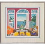 Thomas McKnight
"MARTINIQUE"
signed limited edition print numbered 116/200
lithograph
40.5 x 45.