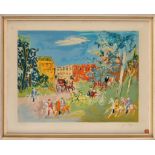 Jean Dufy
"LA BOIS DU BOLOINGE"
colour lithograph
signed in pencil, numbered 89/225,