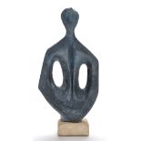 John Robert Murray McCheyne
ABSTRACT FIGURE
blue patinated stoneware on sandstone base
34cms;