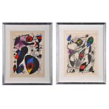 After Joan Miro
"UNTITLED"
colour photolithographs, published 1973
34.5 x 26cms; 13 5/8 x 10 1/4in.