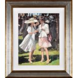 After Sherree Valentine Daines
"RACE DAY ELEGANCE"
signed with initials,