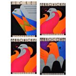 Theo Dimson
POSTERS FOR FALCON BRIDGE: "FERRONICKE" (X2), "FERROCONES", "COBALT",