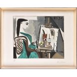 Pablo Picasso
"FEMME DANS L'ATALIER"
signed and dated 3.4.