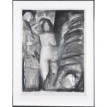 Artist Unknown 20th Century
FEMALE NUDE STUDY
indistinctly signed and dated '90
charcoal and grey