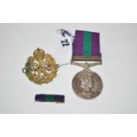 A Elizabeth II General Service Medal with Malay Bar, awarded to 4088315, L.A.C.B.