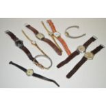 A large quantity of costume watches.