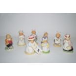 A collection of Royal Doulton figurines from the "Brambly Hedge Gift Collection",