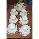 A Royal Doulton 'seconds' 'Princeton' tea service (21 pieces).