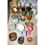 A collection of Lovetts Langley stoneware; and other similar stoneware items,