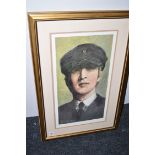 A limited edition print - John Lennon, after Arthur Delaney, no. 44/999.