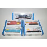 Five pieces of Premium HO Scale Silver Series rolling stock in original boxes.