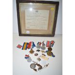 Three WWI General Service Medals awarded to M2-052596 Sgt. T.H.
