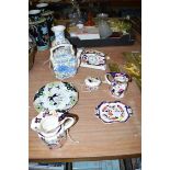 Four pieces of Masons Ironstone 'Mandalay' pattern china,