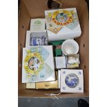 A collection of boxed Ringtons china.