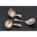 A George III caddy spoon, by John Turner, Birmingham 1801,