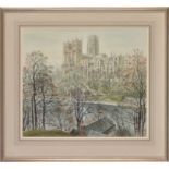 Byron Eric Dawson
(1896-1968)
DURHAM CATHEDRAL
signed
watercolour over pencil
49 x 57;