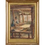 H*** Carter
(19th Century)
A WEAVER'S WORKSHOP
signed
watercolour
48.2 x 35.5cms; 19 x 14in.