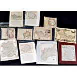 Thomas Badeslade, Thomas Bowen and others
(dates various)
MAPS OF BERKSHIRE, SHROPSHIRE,