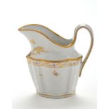 'New Hall' cream jug, pattern no. 300, height 10cms.