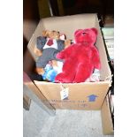 A collection of TY Beanie Babies dolls, various.