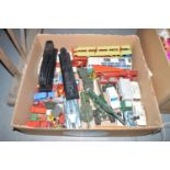 A large collection of miscellaneous play worn die-cast model vehicles,