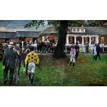 Jay Boyd Kirkman
(b.1958)
"RIPON RACES"
signed
pastel
15.5 x 25cms; 6 x 10in.