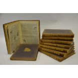 Punch, or the London Charivari, 1884-1888 (9 vols. - incomplete) gilt cloth, worn condition