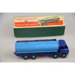 Dinky Supertoys no.504 1948-52 Foden 14 ton Tanker, 1st type dark blue cab and chassis with light