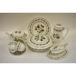 Royal Worcester fine bone china 'Bernina' pattern eight place dinner, coffee and tea service