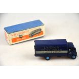 Dinky Supertoys no.514 1952 Guy Van 'Lyons', in dark blue, 1st type cab and body with spare wheel