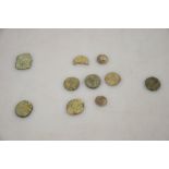 Ten various small Roman coins in excavated condition, circa. 270-335 AD