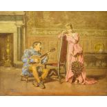 Edward Radford - Serenade, watercolour,