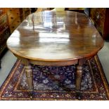 A William IV mahogany dining table, comp