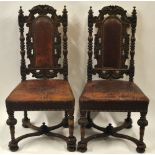 A pair of 19th century continental carve