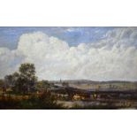 B. Shipham - 'On the River Trent at Clifton Nottinghamshire', oil on panel, 21 x 33.5 cm Condition