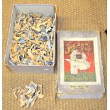 A Hamley Bros. Ltd. wooden jigsaw puzzle in original box - 'The Latest Evening Craze' Condition