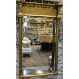 A 19th century giltwood and composite pi