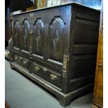 An 18th century mule chest later convert