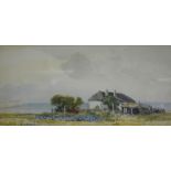 J.H. Mole - A coastal landscape scene wi
