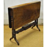 A Victorian mahogany Sutherland table ra