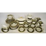 A Royal Doulton fine bone china 'Vanborough' dinner, tea and coffee service comprising : 6 x 27 cm