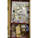 A large selection of pocket watches, mov